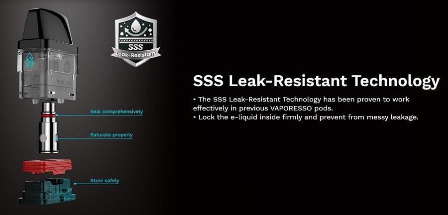 Vaporesso Xros mini SSS Leak technologia